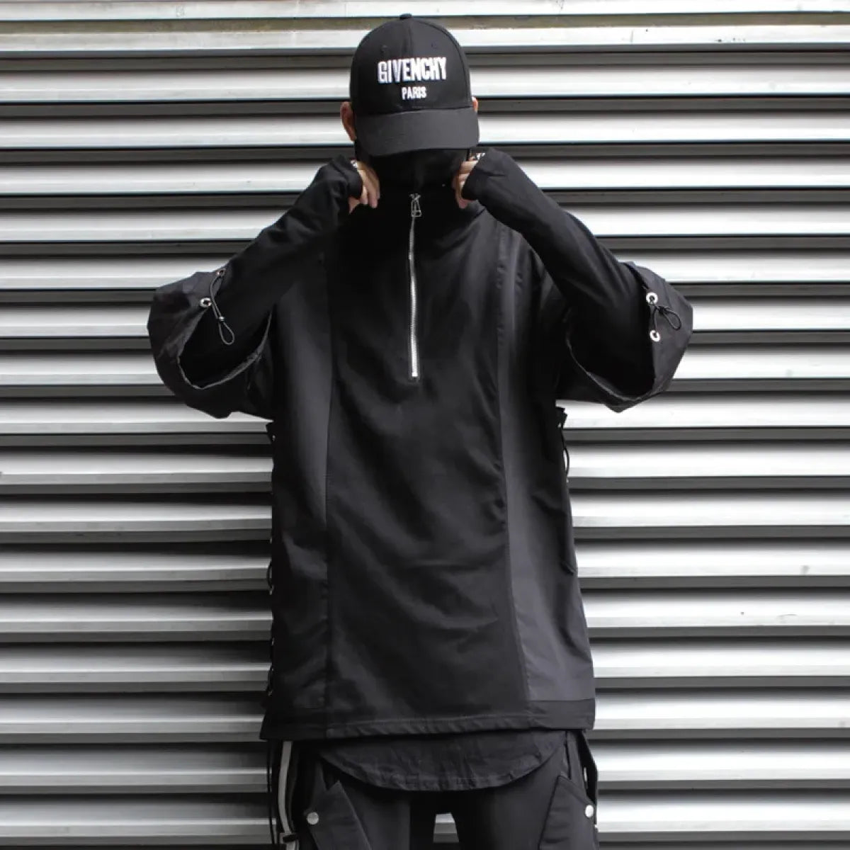 Techwear Zip Turtleneck Sweatshirt - Best Sellers - Men’s Jacket - 1