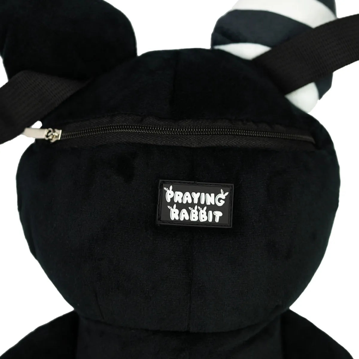 Rabbit Plush Backpack – Black (14”) - Women Bags & Wallets - Stuffed Animals - 2