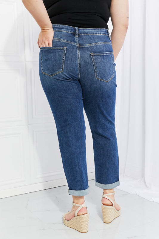 Full Size Distressed Cropped Jeans with Pockets - Kawaii Stop - Chic Outfit, Comfortable Fit, Comfortable Stretch, Cropped Jeans, Distressed Detail, Everyday Style, Fashion Forward, Functional Pockets, Jeans, Jeans for Women, Ship from USA, Stylish Apparel, Stylish Wardrobe, Trendy Fashion, Vervet, Vintage Look, Vintage Vibes, Women's Fashion