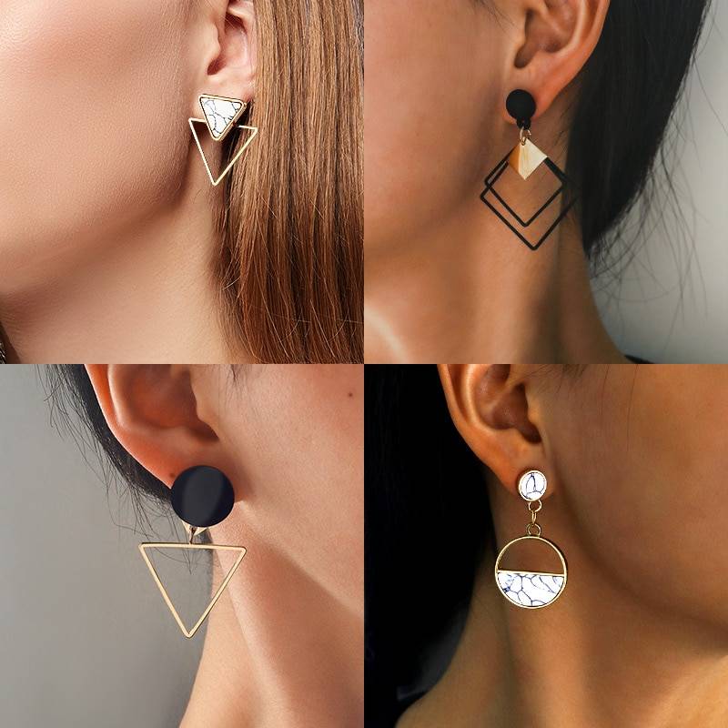 Dangle Drop Korean Earrings - Kawaii Stop - Copper Alloy, Cute, Dangle, Drop, Earrings, Fashion, Harajuku, Japanese, Kawaii, Korean, Resin, Streetwear, Women's Jewelry