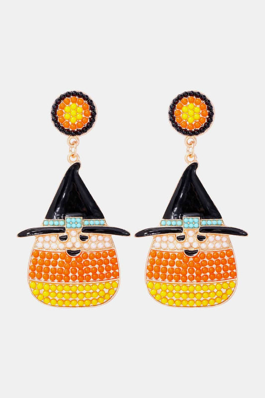 Witch's Hat Shape Synthetic Pearl Dangle Earrings - Kawaii Stop - Kawaii Shop