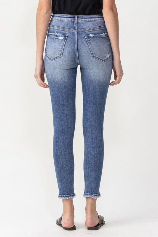Lovervet Juliana Full Size High Rise Distressed Skinny Jeans - Kawaii Stop - Kawaii Shop