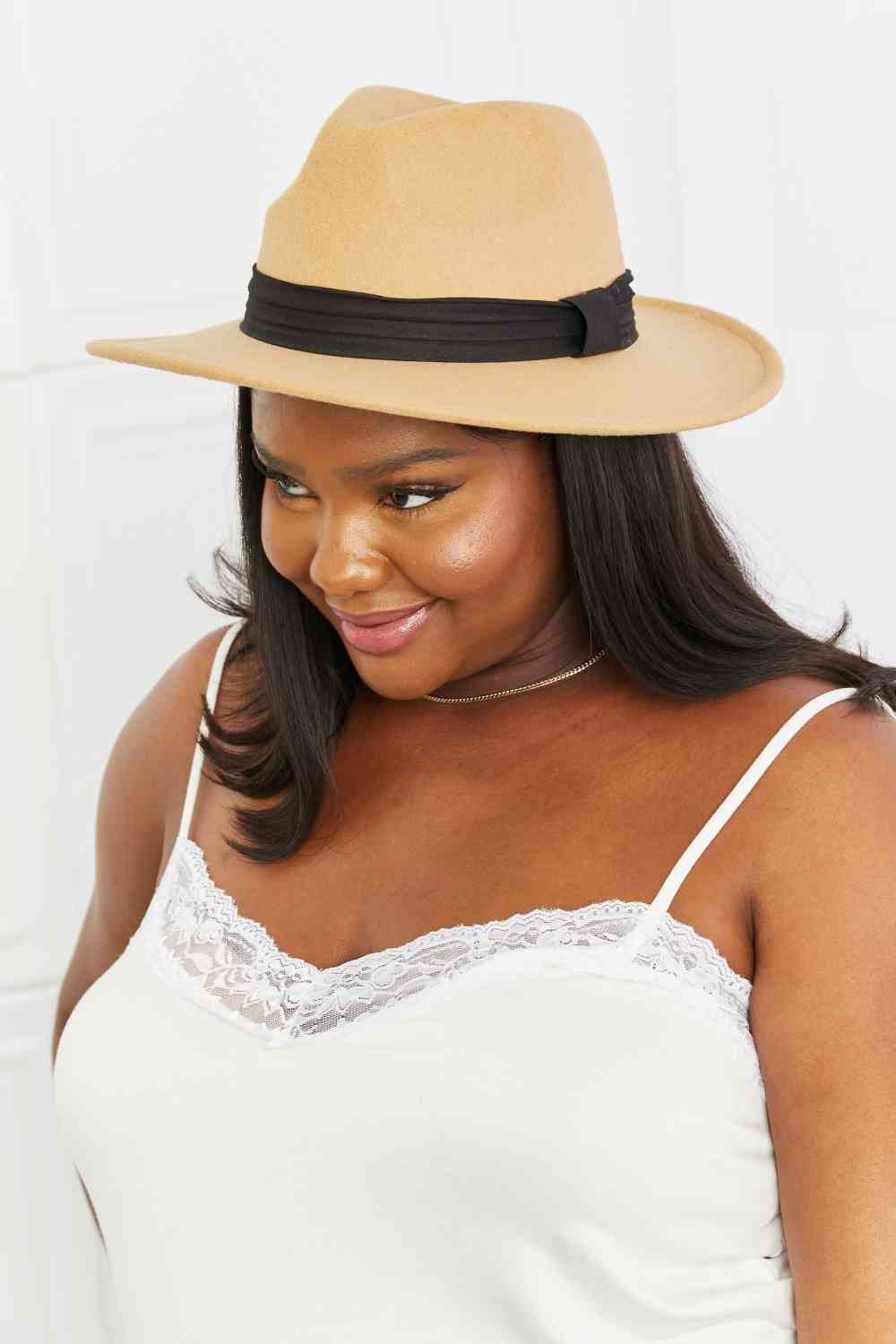 Fame You Got It Fedora Hat - Kawaii Stop - Adjustable Straps, Comfortable Fit, Fame Accessories, Fedora Hat, Modern Style, Polyester Material, Ship from USA, Sophisticated Look, Stylish Accessory, Trendy Accent, Versatile Wear