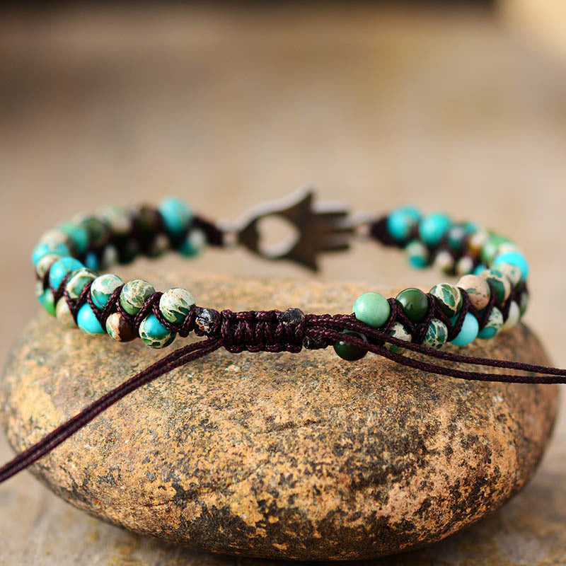 Turquoise Beaded Bracelet - Women’s Jewelry - Bracelets - 5 - 2024