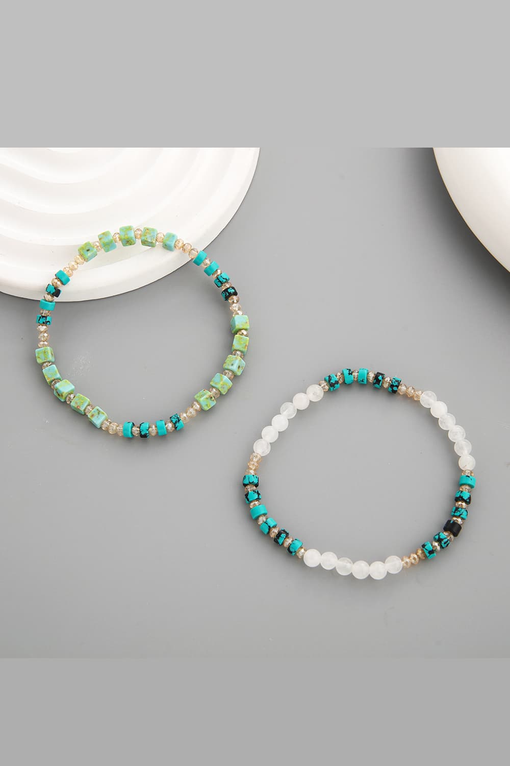 Crystal & Natural Stone Bracelet - Women’s Jewelry - Bracelets - 6 - 2024