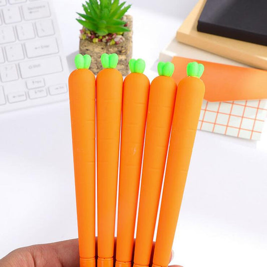 Cute Carrot Shape Gel Pens - Kawaii Stop - Kawaii Shop
