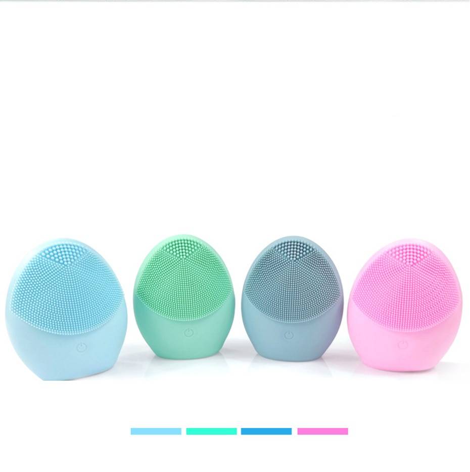 Colorful Waterproof Silicone Face Cleansing Brush - Kawaii Stop - Beauty &amp; Health, Cleansing Device, Colorful Design, Convenient, Daily Routine, Face Cleansing Brush, Healthy Skin, Innovative Beauty Tool, Rechargeable Battery, Refreshing, Revitalize, Silicone Material, Skin Care, Skincare, Suitable for 16+, Vibrant, Waterproof
