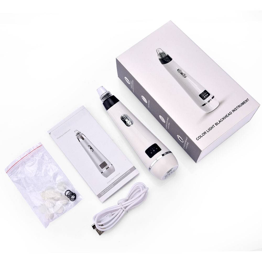 Vacuum Facial Blackhead Remover and Pore Cleanser - Kawaii Stop - Beauty &amp; Health, Beauty Essentials, Blackhead Removal, Clearer Skin, Confidence Boost, Pore Cleanser, Radiant Complexion, Rechargeable, Self-care, Skin Care, Skincare, Vacuum Facial Blackhead Remover