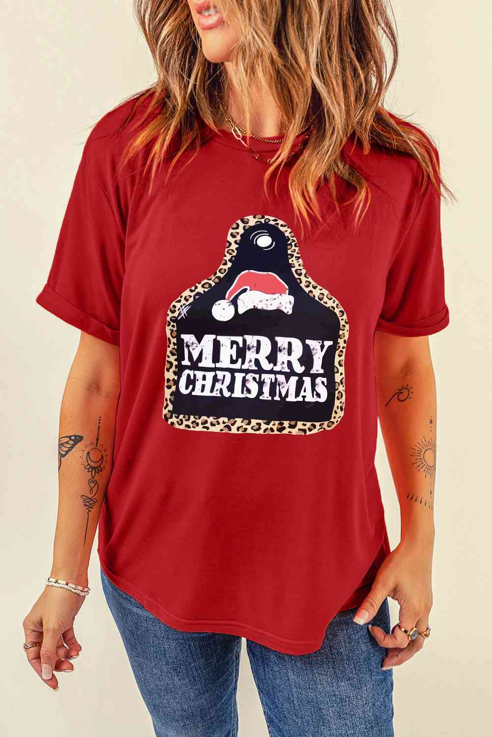 MERRY CHRISTMAS Graphic T-Shirt - Kawaii Stop - Christmas, Christmas T-Shirt, Comfortable Fit, Festive Fashion, Festive Look, Graphic Tee, Holiday Apparel, Holiday Cheer, Holiday Outfit, Seasonal Style, Ship From Overseas, SYNZ, Winter Wardrobe