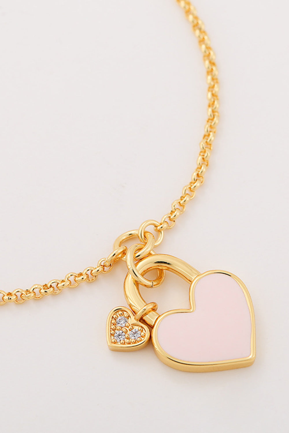 Heart Lock Charm Bracelet - Women’s Jewelry - Bracelets - 5 - 2024