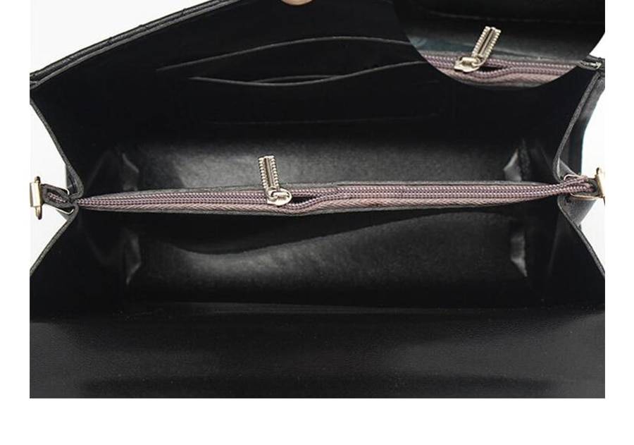 Compact Quilted Shoulder Bag - Kawaii Stop - Bag, Crossbody Bags, Cute, Fashion, Harajuku, Hasp, Japanese, Kawaii, Korean, Polyester, PU Leather, Women Bags &amp; Wallets, Zipper