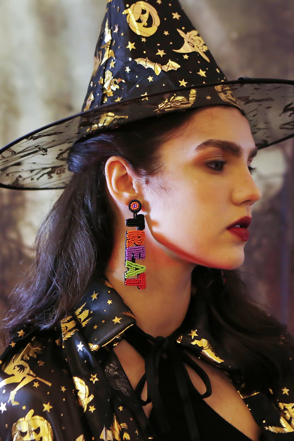 TRICK OR TREAT Beaded Dangle Earring - Multicolor / One Size - Women’s Jewelry - Earrings - 3 - 2024