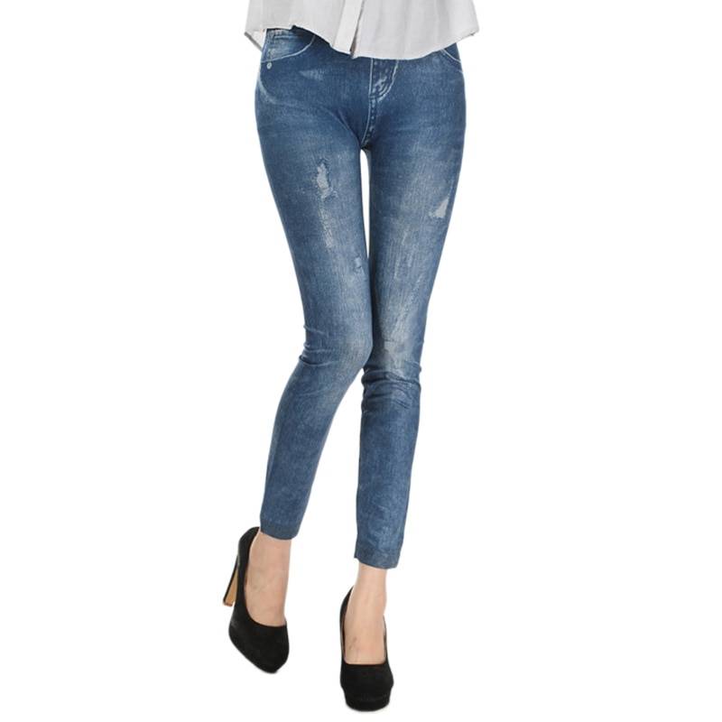 Women's Skinny Mid Waist Jeans - Kawaii Stop - Adorable, Ankle-length, Bottoms, Casual, Cute, Denim, Fashion, Harajuku, Japanese, Jeans, Kawaii, Korean, Leggings, Mid-Waist, Polyester, Summer, Women's Clothing &amp; Accessories