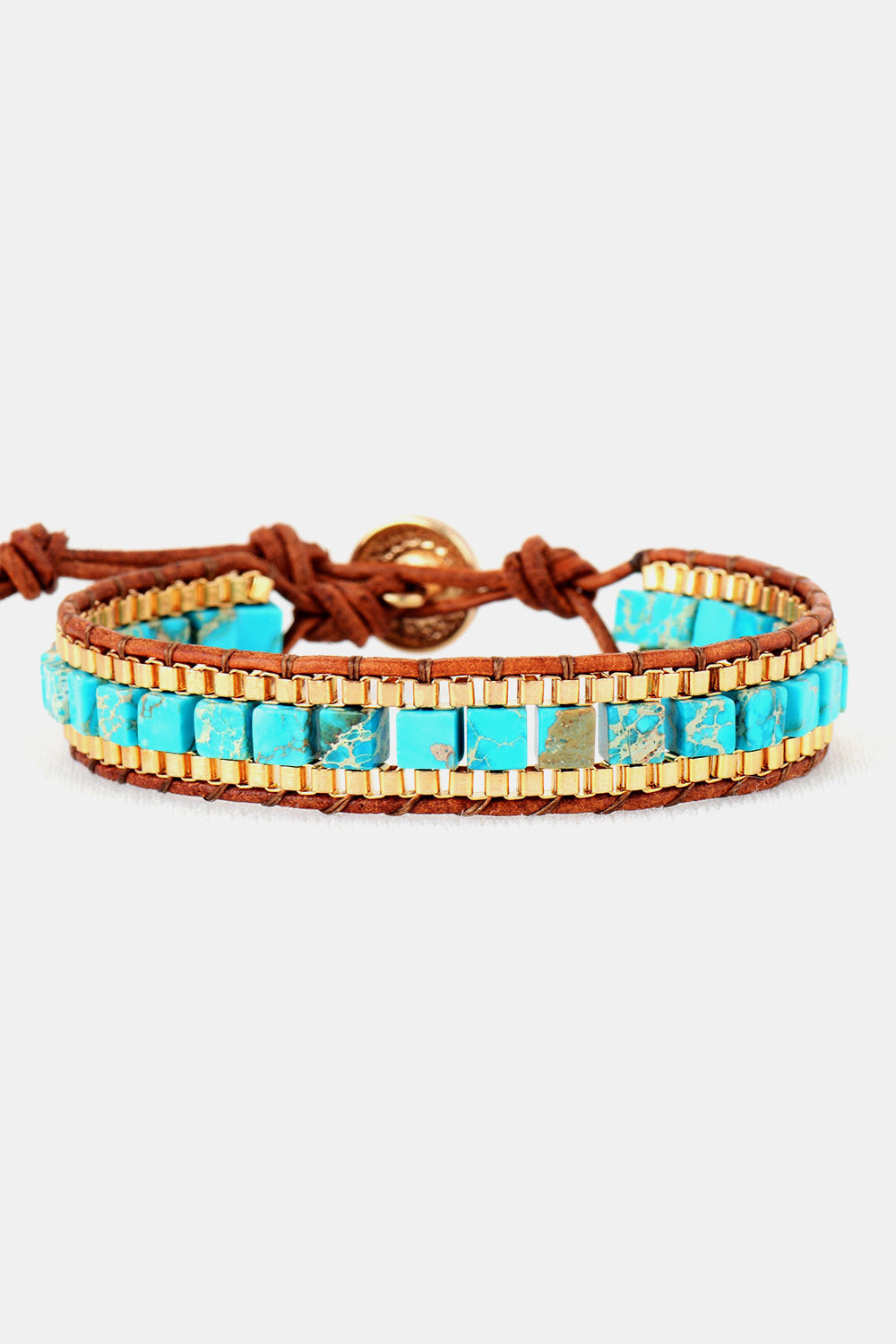 Imperial Jasper Bracelet - Blue / One Size - Women’s Jewelry - Bracelets - 1 - 2024