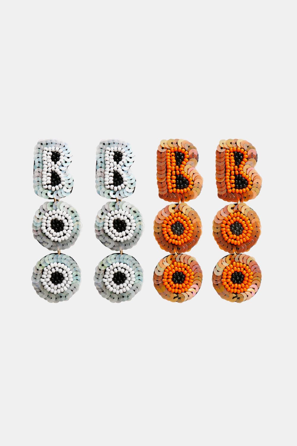 BOO Beaded Dangle Earrings - Women’s Jewelry - Earrings - 1 - 2024