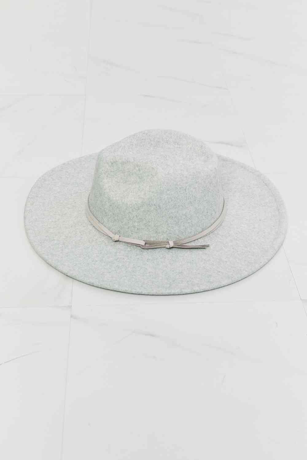 Festival Babe Fedora Hat - Kawaii Stop - Adjustable Straps, Comfortable Wear, Elegance, Fame Accessories, Faux Leather Detailing, Neutral Color, Polyester Blend, Ship from USA, Stylish Fedora Hat, Timeless Style, Versatile Fashion