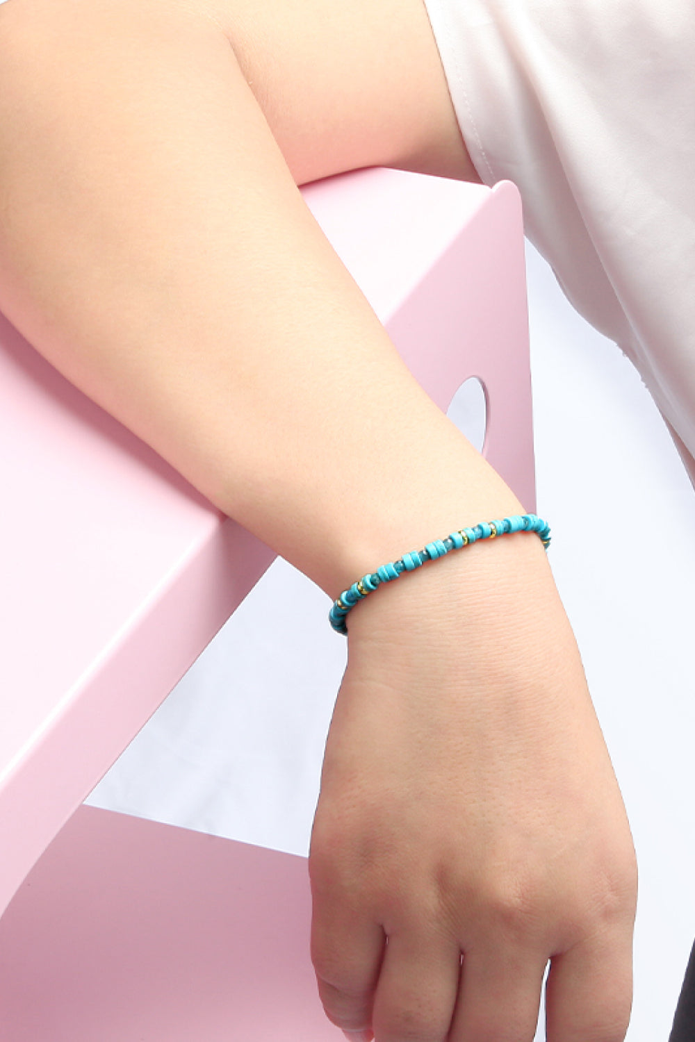 Turquoise Copper Bracelet - Kawaii Stop - 18K Gold-Plated, Adjustable Fit, Artistic Craftsmanship, Bracelet, Bracelets, Copper Bracelet, Elegant Design, Everyday Charm, Fashion Accessories, Fashion Statement, H.S, Natural Beauty, Nature-Inspired Jewelry, Personalized Style, Premium Quality, Ship From Overseas, Timeless Elegance, Turquoise Stone