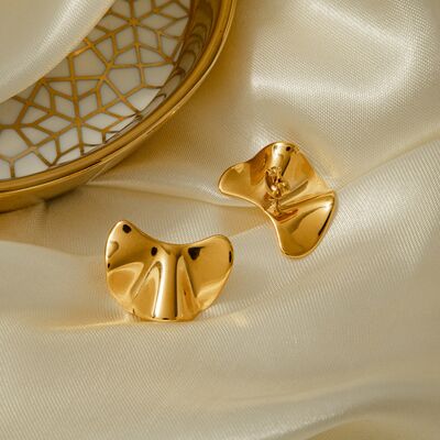Irregular 18K Gold-Plated Earrings - Kawaii Stop - Care Instructions, Contemporary Elegance, Early Spring Collection, Fashion Statement, Gold-Plated Earrings, Irregular Design, Jack&Din, Modern Accessories, Ship From Overseas, Shipping delay February 3 - February 16, Stainless Steel Jewelry, Styling Tips, Unique Style