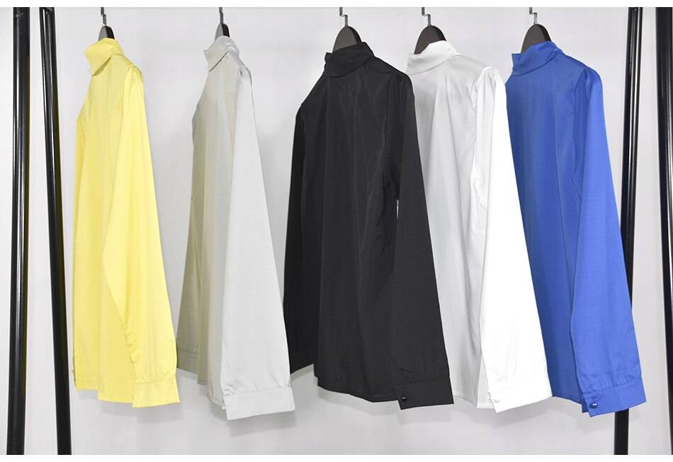 Women's Elegant Buttons Blouse - Kawaii Stop - Blouse, Blouses &amp; Shirts, Buttons, Casual, Chiffon, Cotton, Cute, Elegant, Kawaii, Korean, Ladies, Long Sleeve, Office, Polyester, Sexy, Shirt, Solid Color, Spring, Tops, Tops &amp; Tees, Turn-Down Collar, White, Women, Women's, Women's Clothing &amp; Accessories