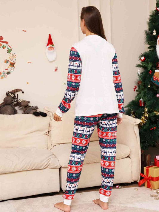 Full Size MERRY CHRISTMAS Top and Pants Set - Kawaii Stop - Celebrate in Style, Christmas, Christmas Set, Complete Ensemble, Cozy Comfort, Easy Care, Festive Attire, Festive Gathering, Holiday Fashion, Holiday Spirit, Seasonal Style, Ship From Overseas, Slightly Stretchy, Winter Wardrobe Essential, Women's Outfit, Z.Y@