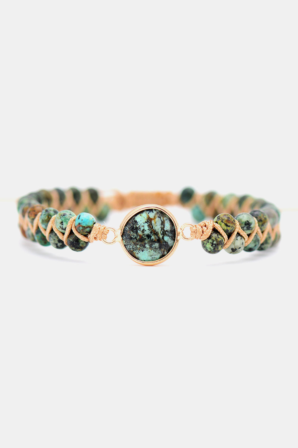 Handmade Beaded Copper Bracelet - Green / One Size - Women’s Jewelry - Bracelets - 4 - 2024