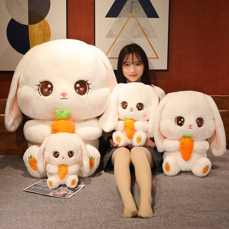 80cm Kawaii Rabbit Plushie - Toys - Stuffed Animals - 8 - 2024
