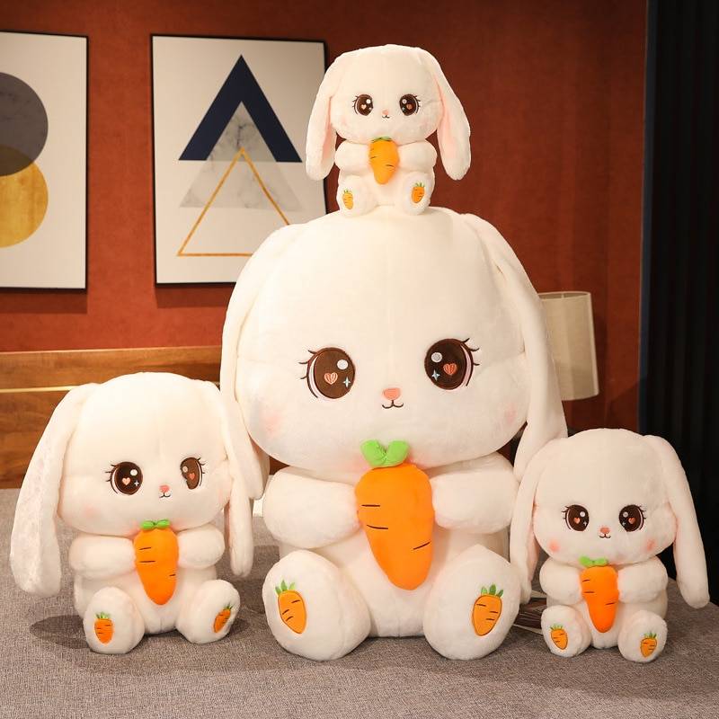 80cm Kawaii Rabbit Plushie - Toys - Stuffed Animals - 9 - 2024