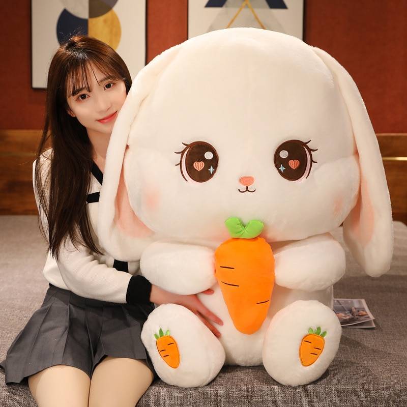 80cm Kawaii Rabbit Plushie - Toys - Stuffed Animals - 11 - 2024