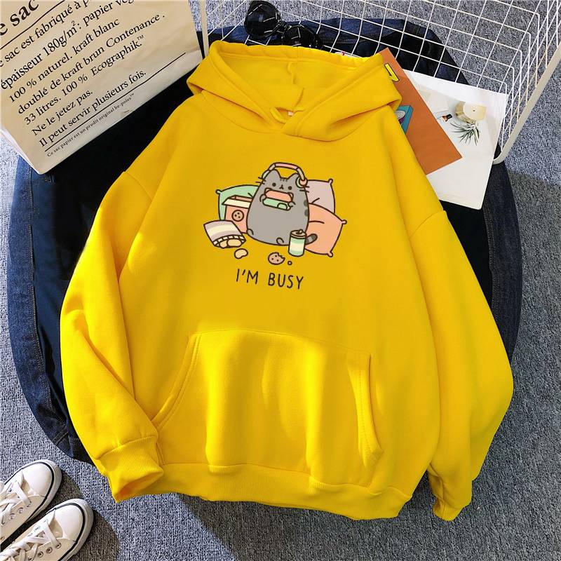 ’I’m Busy’ Gaming Cat Hoodie - Women’s Clothing & Accessories - Shirts & Tops - 10 - 2024