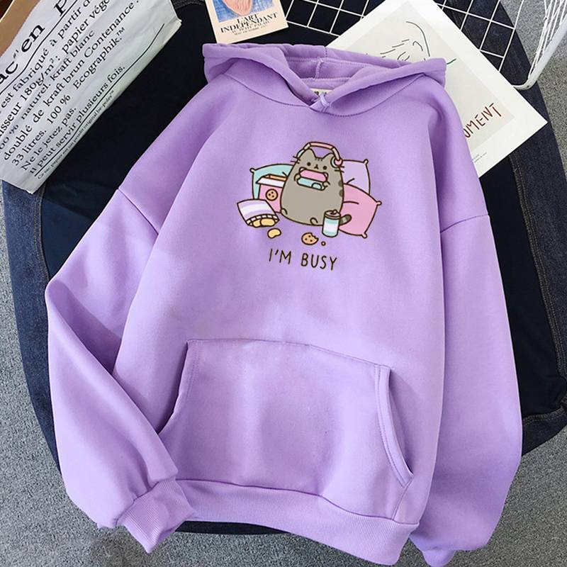 ’I’m Busy’ Gaming Cat Hoodie - Women’s Clothing & Accessories - Shirts & Tops - 16 - 2024