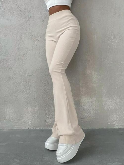 High Waist Flare Pants - Kawaii Stop - Chic Look, Classic Style, Comfortable, Confidence Boost, Easy Care, Everyday Elegance, Fashion Forward, Flare Pants, High Waist, JR, Opaque, Perfect Fit, Ship From Overseas, Soft Fabric, Stretchy, Timeless, Versatile, Women's Fashion