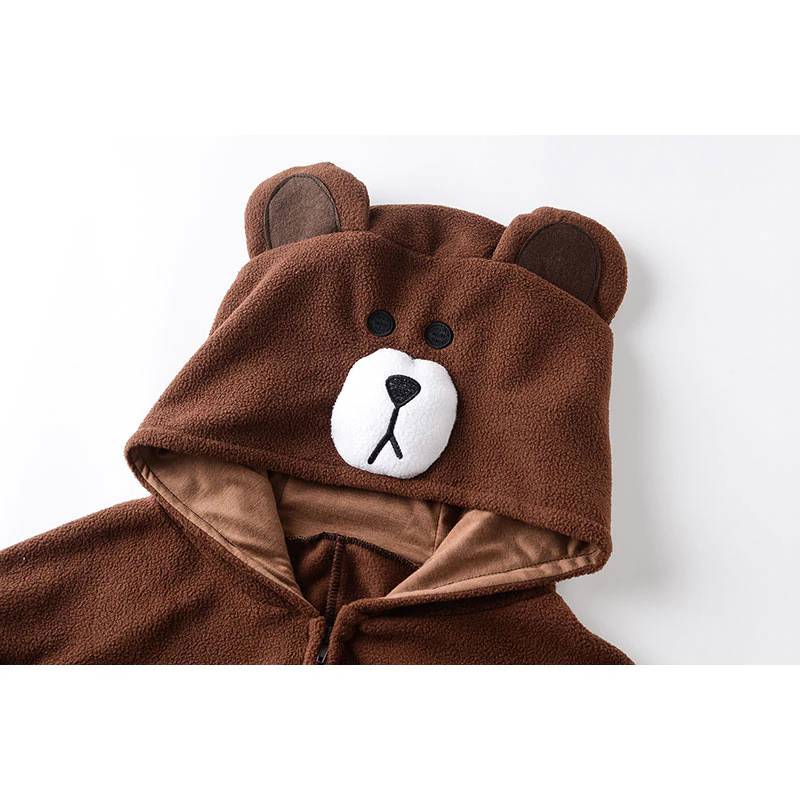 Brown Bear Uni Kigurumi - Kawaii Stop - Adorable, Bear, Brown, Cute, Fleece, Kawaii, Kigurumi, Pajama Sets, Polyester, Sleepwear &amp; Loungewear, Uni, Unisex, Women's Clothing &amp; Accessories