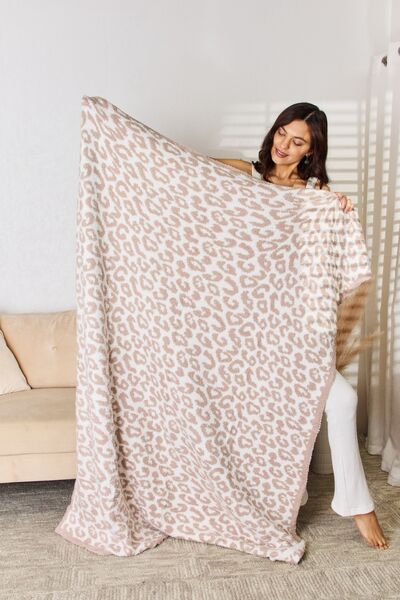 Cuddley Leopard Decorative Throw Blanket - Kawaii Stop - Cozy, Cuddley, Cuddly, Decorative Accent, Exotic Touch, Home Decor, Imported, Leopard Print, Living Space, Luxury Blanket, Ship from USA, Soft Texture, Stylish, Throw Blanket, Tiktok, Trendy