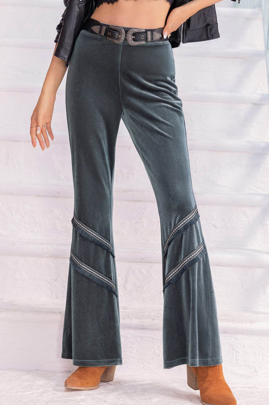 Long Wide Leg Pants - Kawaii Stop - Bottoms, Capris, Casual Chic, Cropped Length, Everyday Comfort, H.R.Z, Pants, Ship From Overseas, Shipping Delay 09/29/2023 - 10/04/2023, Tropical Style, Urban Fashion, Versatile Look, Wide Leg Pants, Women's Clothing