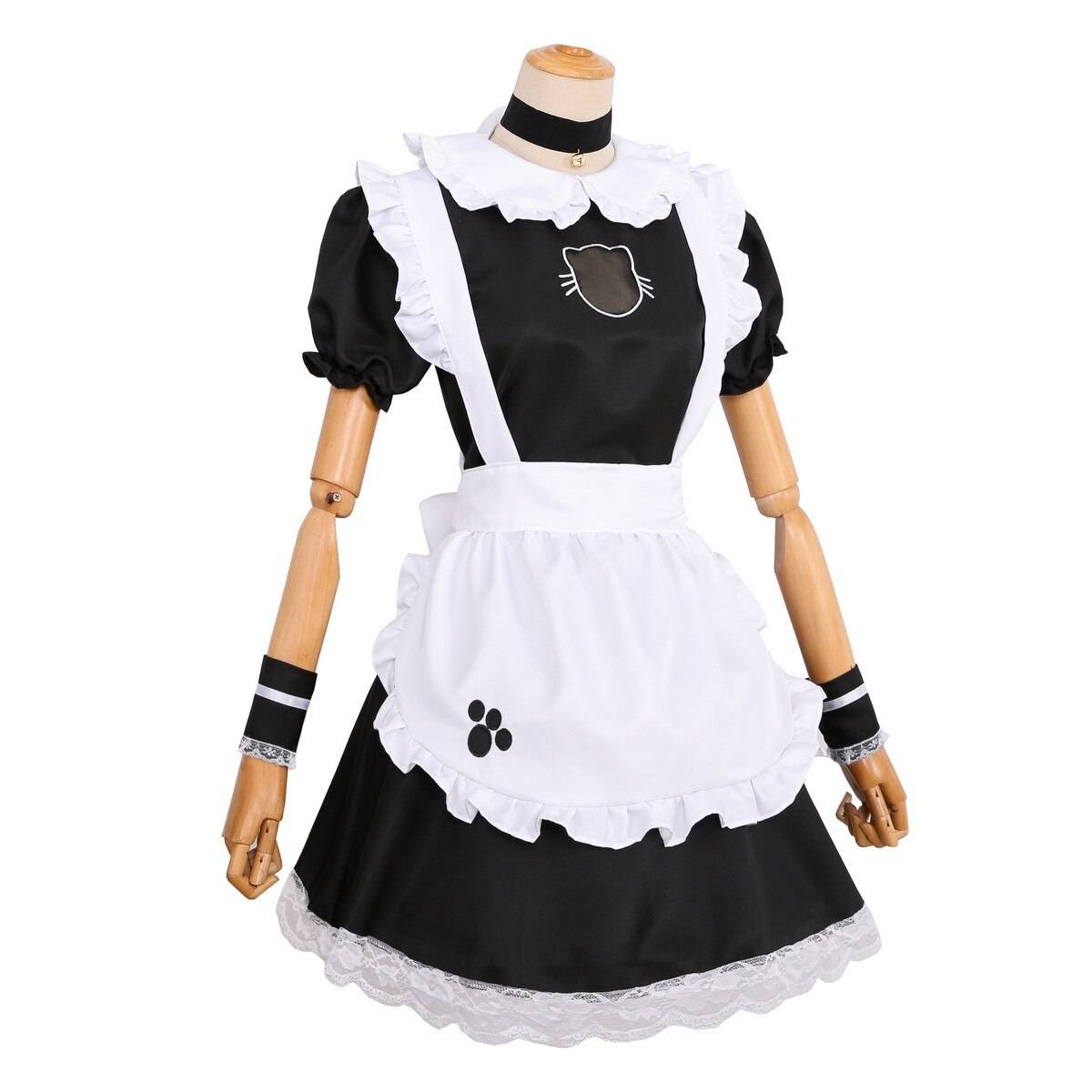 Anime Cat Girl Dress - Kawaii Stop - Adorable, All Dresses, Anime, Cosplay, Costumes, Cute, Dress, Gothic, Halloween, Japanese, Kawaii, Korean, Loli, Lolita, Lolita Dresses, Loveable, Lovely, Maid, Plus Size, Sexy, Sissy, Sweet, Uniform, Women's Clothing &amp; Accessories