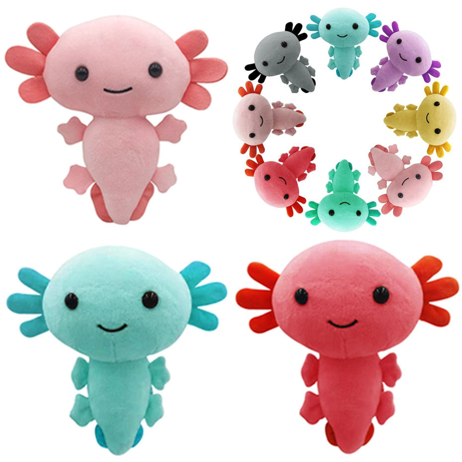 Kawaii Axolotl Plushies - Toys - Clothing - 1 - 2024