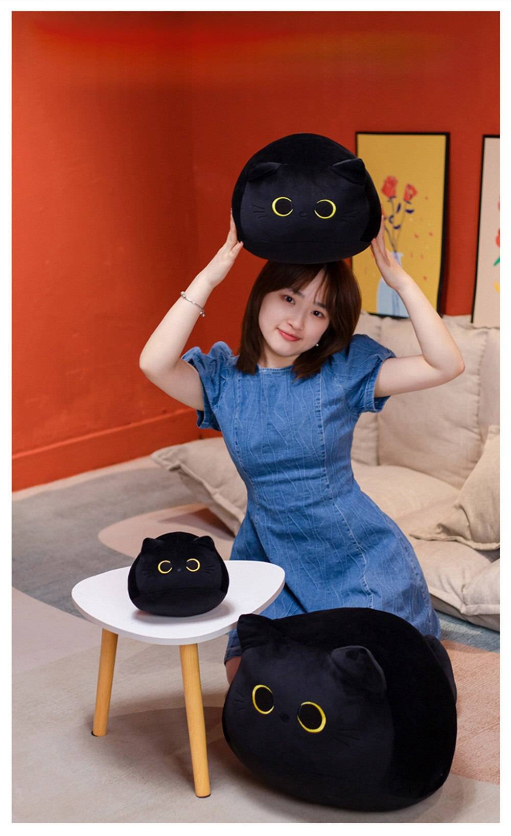 Black Cat Plushie - Toys - Stuffed Animals - 12 - 2024