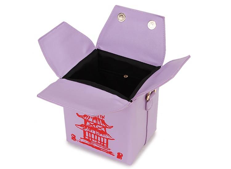 Chinese Takeout Box Chain Bag - Kawaii Stop - Bag, Crossbody Bags, Cute, Fashion, Harajuku, Hasp, Japanese, Kawaii, Korean, Metal, PU Leather, Women Bags &amp; Wallets