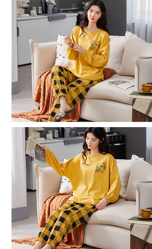 Comfy Long Sleeve Pajamas Set - Kawaii Stop - Kawaii Shop
