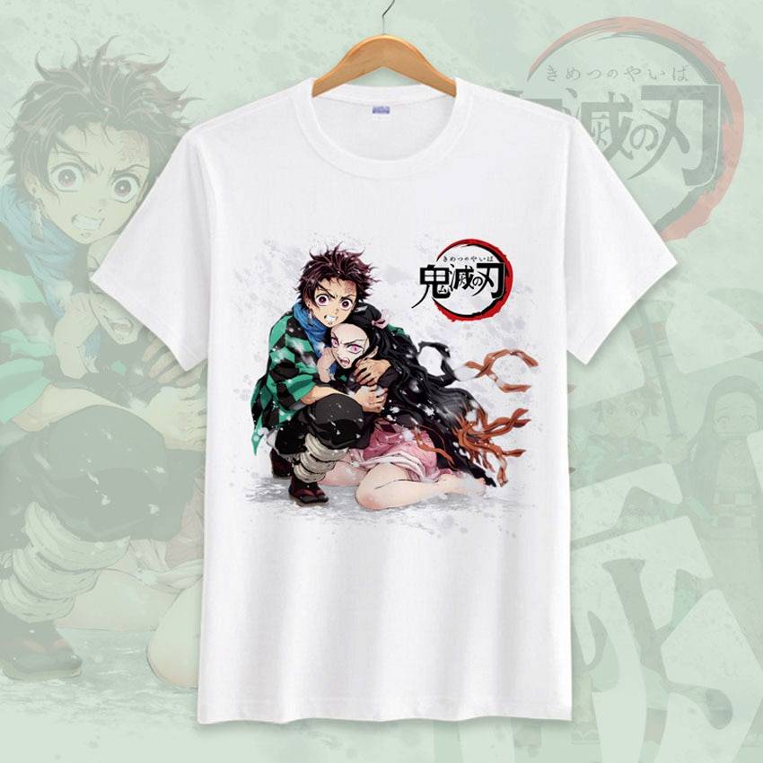 Demon Slayer Cotton T-Shirt - Kawaii Stop - Anime, Anime Merchandise, Clothing, Cotton, Demon Slayer, T-Shirt, Unisex