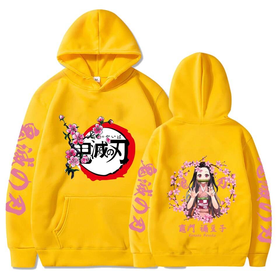 Demon Slayer Hoodies - Yellow / XS - Women’s Clothing & Accessories - Gift Cards - 4 - 2024