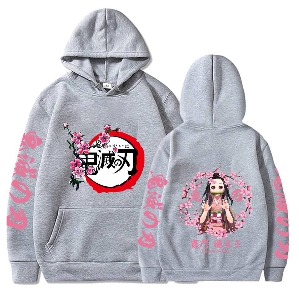 Demon Slayer Hoodies - Gray / XS - Women’s Clothing & Accessories - Gift Cards - 8 - 2024