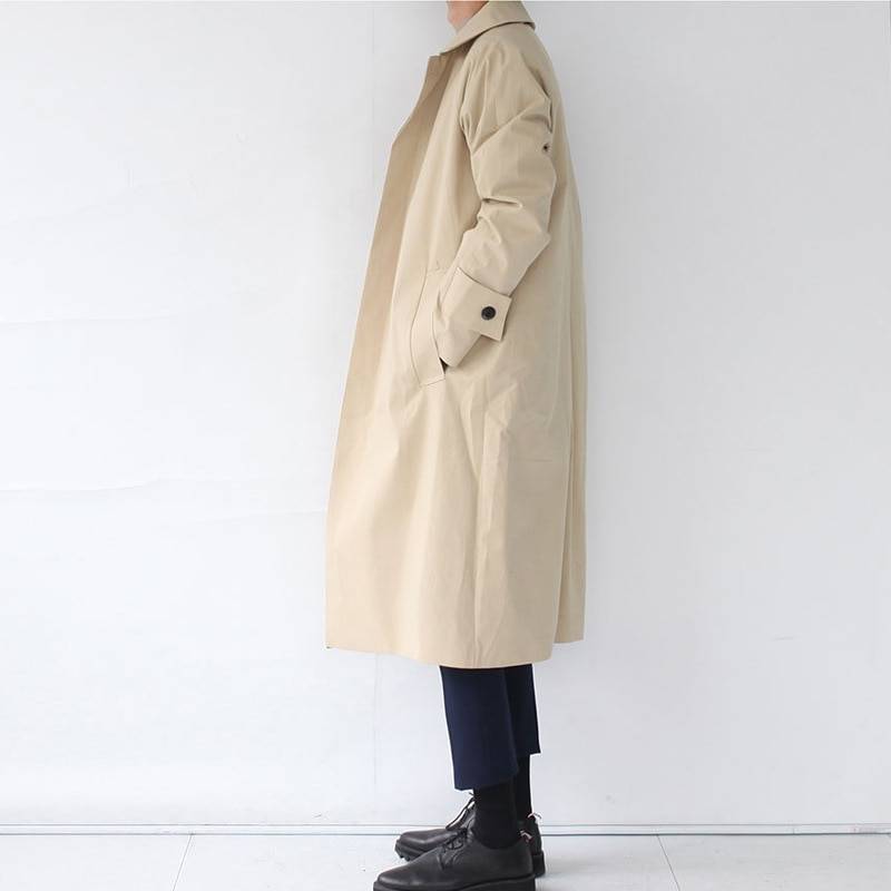 Denim Trench Coat - Kawaii Stop - Adorable, Broadcloth, Casual, Conventional, Cotton, Cute, Fashion, Harajuku, Japanese, Kawaii, Korean, Long, Men's Clothing &amp; Accessories, Men's Jackets, Men's Jackets &amp; Coats, Pockets, Polyester, Single-Breasted, Street Fashion, Streetwear, Trench, Turn-Down Collar, Wide-Waisted
