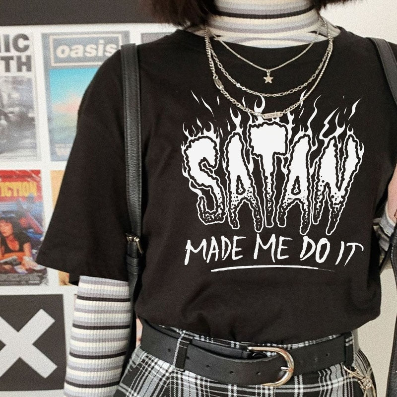 Satan Made Me Do It - T-Shirts - Clothing - 5 - 2024
