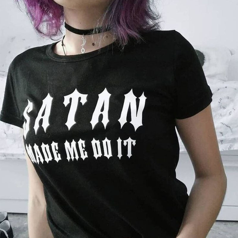 Satan Made Me Do It - T-Shirts - Clothing - 4 - 2024