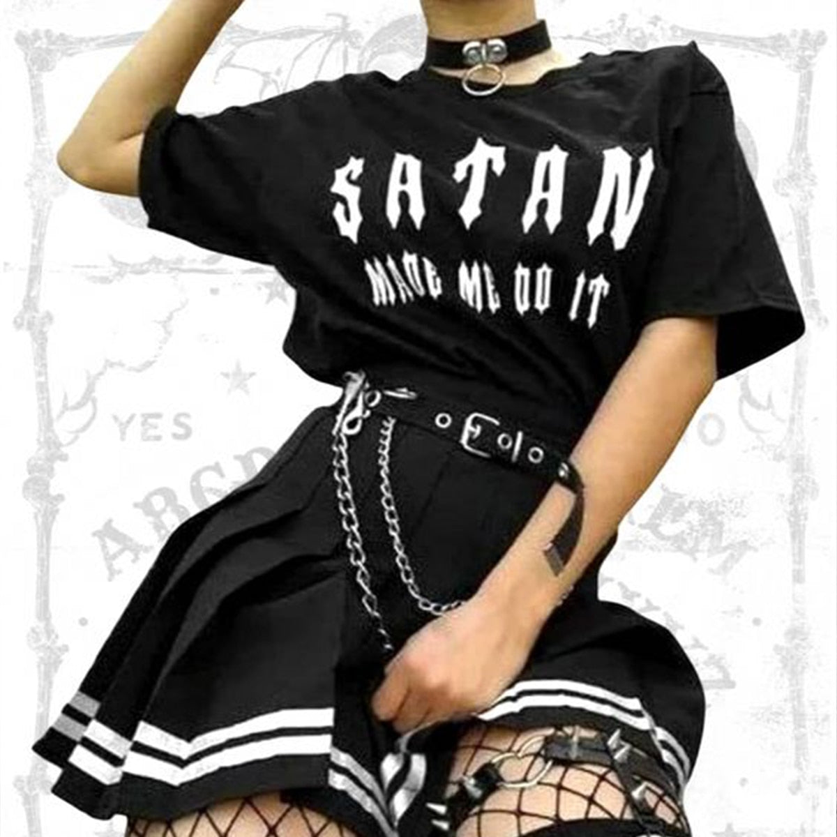 Satan Made Me Do It - T-Shirts - Clothing - 2 - 2024