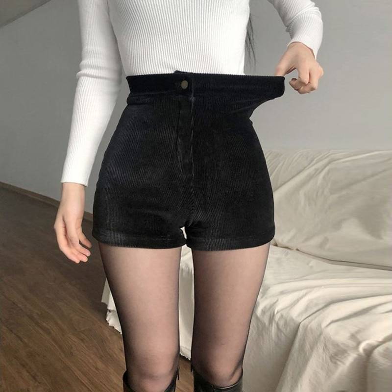 Faux Leather High Waisted Shorts - Kawaii Stop - Black, Bottoms, Casual, Clothing, Fashion, Faux leather, Goth, High Waisted, Hot, Pants, PU, Sexy, Short, Shorts, Summer, Woman, Women, Women's, Women's Clothing &amp; Accessories, Y2k