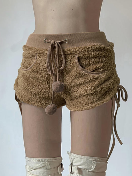 Warm Winter Fleece Shorts - Kawaii Stop - Kawaii Shop