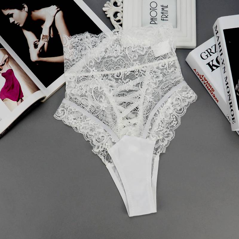 Hot Night Panties - Kawaii Stop - Beauty, Black, Cute, High Waist, Hot Night, Intimates, Lace Up, Panties, Rayon, Sexy, Sexy Lingerie, Sexy Products, Spandex, Underwear, White, Women's