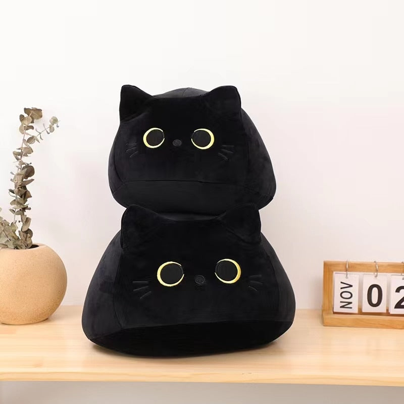 Black Cat Plushie - Toys - Stuffed Animals - 1 - 2024